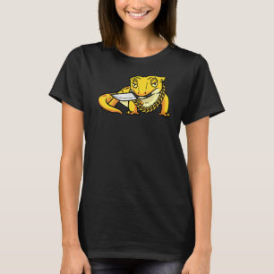 Camiseta Gecko Creste Lizard Eyelash Gecko Reptile Con Kn