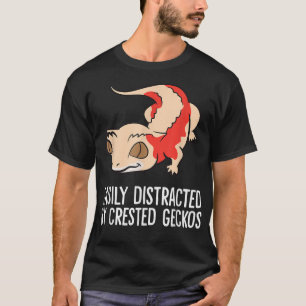 Camiseta Gecko Crested Lover Distrado Fácilmente Por G Cres