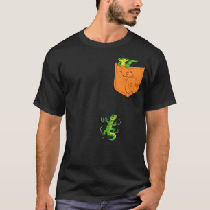 Camiseta Gecko Cute Gecko Pocke para niños Gecko