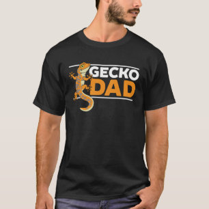 Camiseta Gecko Dad Reptile Leopard Gecko Lizard