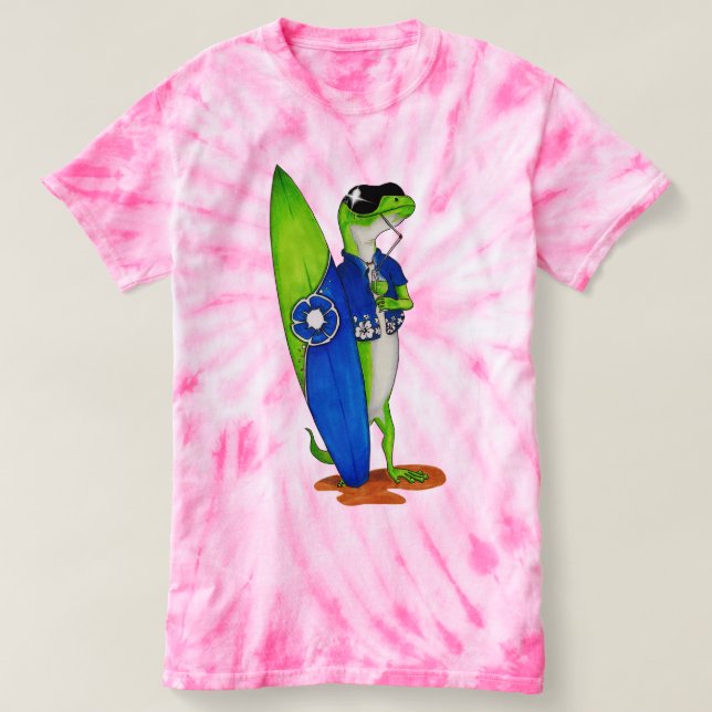 Camiseta Gecko de vacaciones (Diseño del anverso)