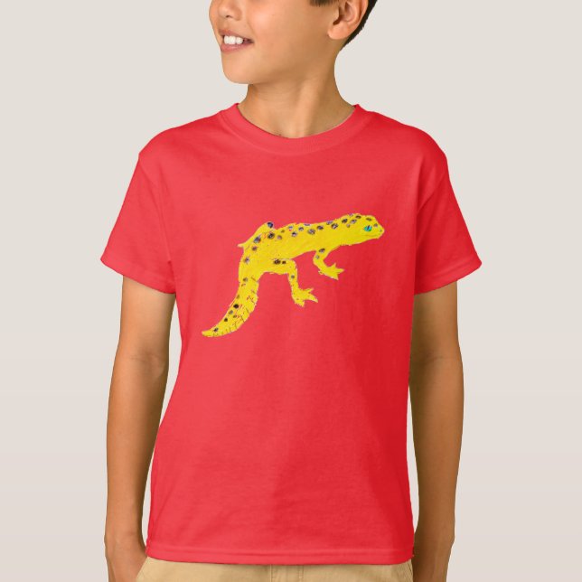 Camiseta Gecko del leopardo (Anverso)