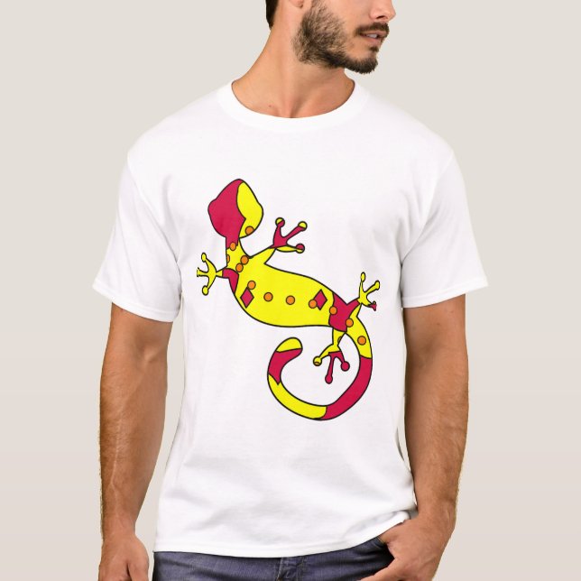 Camiseta gecko divertido (Anverso)