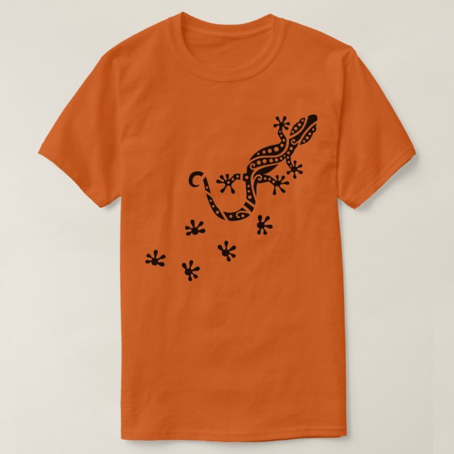 Camiseta Gecko en ejecución (Diseño del anverso)