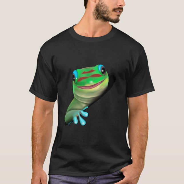 Camiseta Gecko en un agujero (Anverso)