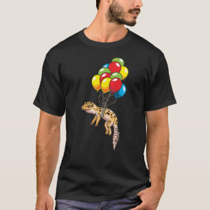 Camiseta Gecko leopardo con regalo de globos