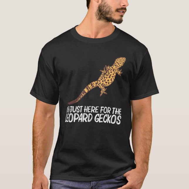 Camiseta Gecko leopardo de Guay para hombres mujeres de din (Anverso)