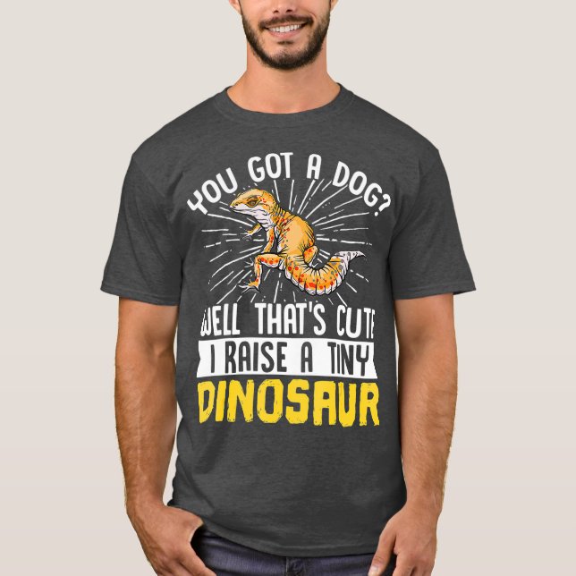 Camiseta Gecko leopardo tienes un pozo de perro que es lind (Anverso)
