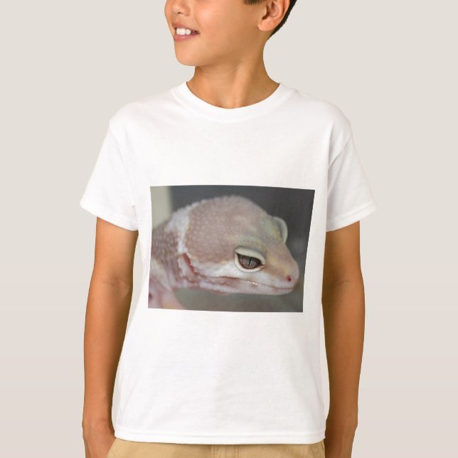 Camiseta Gecko lindo del leopardo (Anverso)