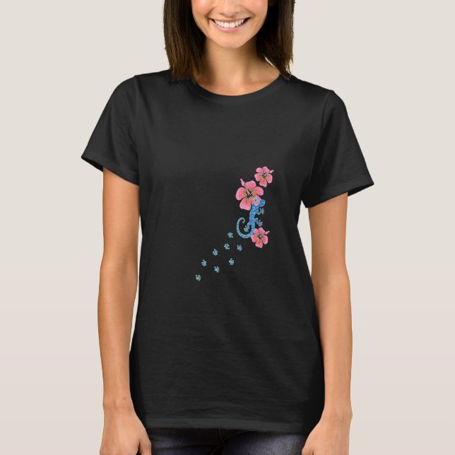 Camiseta Gecko Lucky Charm Lizard Salamander Aloha H (Anverso)