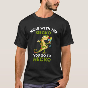 Camiseta Gecko Mess con el Gecko vas a Hecko Gecko