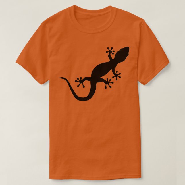 Camiseta Gecko negro (Diseño del anverso)