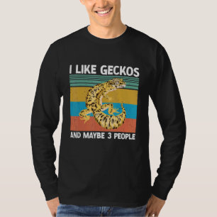 Camiseta Gecko Reptile Cute Lizard Mascota Gecko Keepe