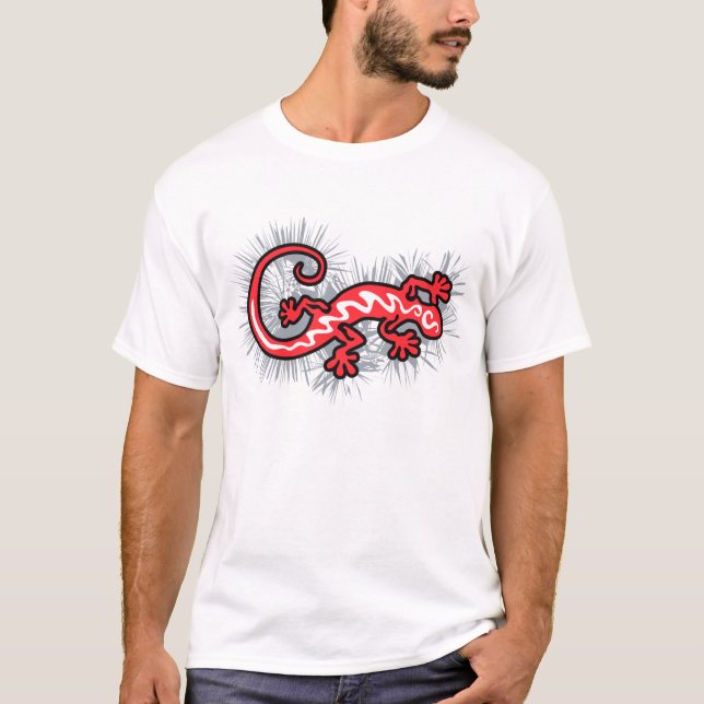 Camiseta Gecko rojo (Anverso)