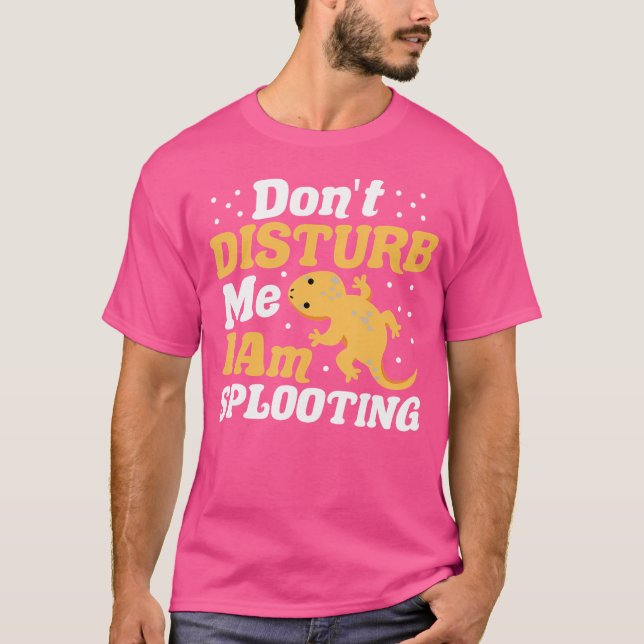 Camiseta Gecko Sleeping Lizard Crested Leopardo Gecko (Anverso)