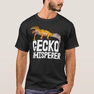 Camiseta Gecko Whispherer Funny Gecko Reptiles Hombres