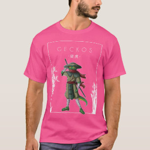 Camiseta Geckos Chino Hanzi Lizard Gekkota Crested Leopar
