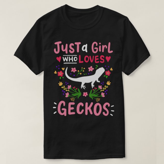 Camiseta Geckos Lizard Gecko Lover (Diseño del anverso)