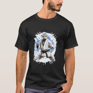 Camiseta Geco clásico luchador de karate animal judo