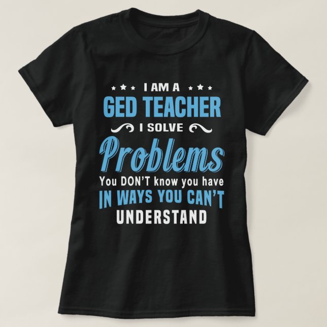 Camiseta Ged Teacher (Diseño del anverso)