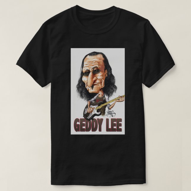 Camiseta Geddy Lee Premium T-Shirt (Diseño del anverso)