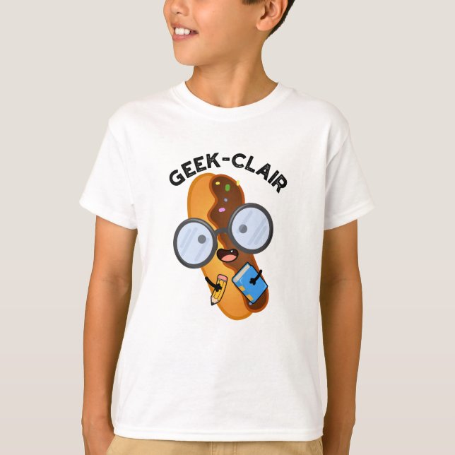 Camiseta Geek-clair Chiste divertido de Eclair (Anverso)