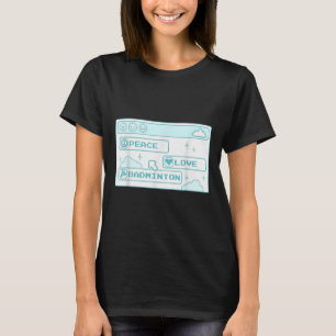 Camiseta Geek De Computadora Gamer Pc Nerd Guay Peace Badmi
