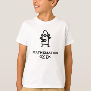 Camiseta Geek de matemáticas de bots oculares