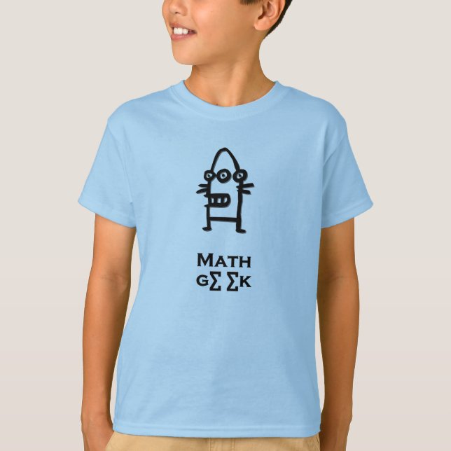 Camiseta Geek de matemáticas de bots oculares (Anverso)