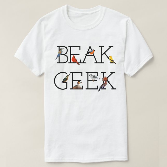 Camiseta Geek de pico (Diseño del anverso)