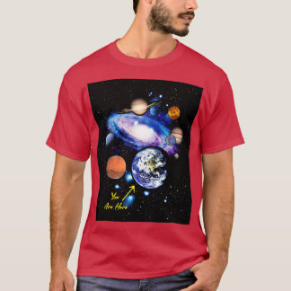 Camiseta Geek del espacio del planeta divertido del sistema