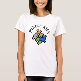 Camiseta Geek del rompecabezas