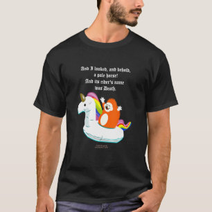 Camiseta Geek Hedgehog Unicorn Libro De Revelación Geek