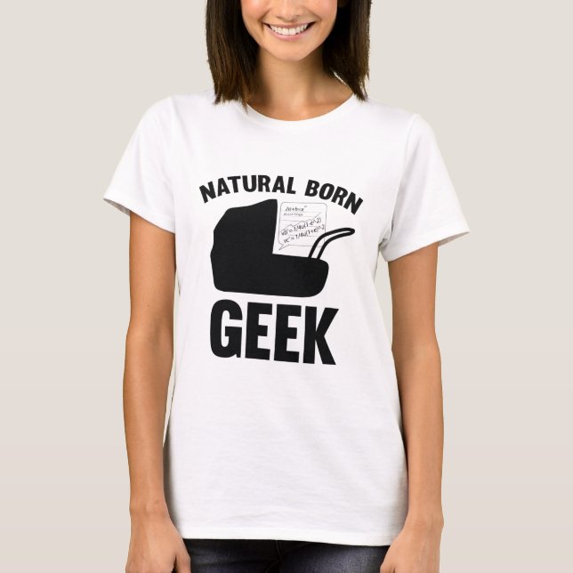 Camiseta Geek Nacido Natural (Anverso)