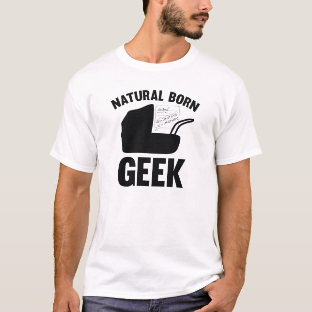 Camiseta Geek Nacido Natural (Anverso)