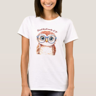 Camiseta Geek Nerd Bird
