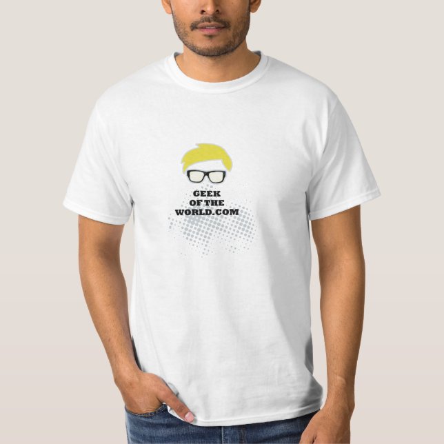 Camiseta Geek of the world official shirt (Anverso)