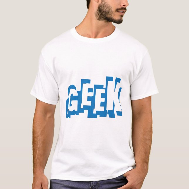 Camiseta geek texte  (Anverso)
