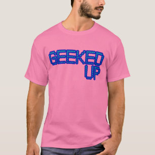 Camiseta GEEKED ENCIMA de los individuos azules de la danza