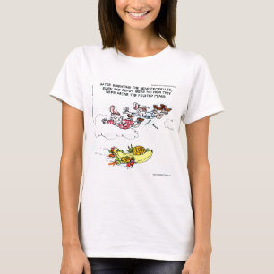 Camiseta Geeks Sobre Plano Afrutado Divertido
