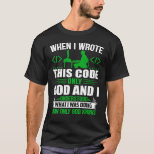 Camiseta Geeky Computadora De Ti Nerd Dios Y Entiendo La Co