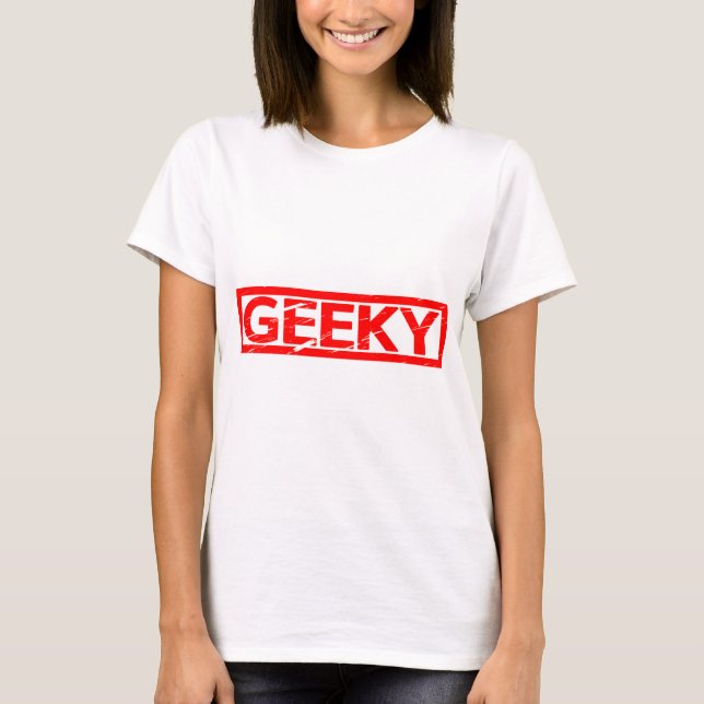 Camiseta Geeky Stamp (Anverso)