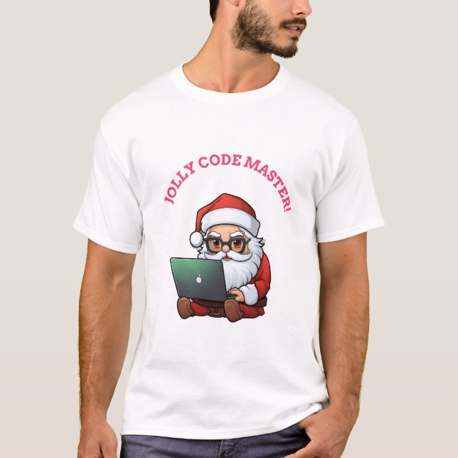 Camiseta Geeky Techy Santa (Anverso)