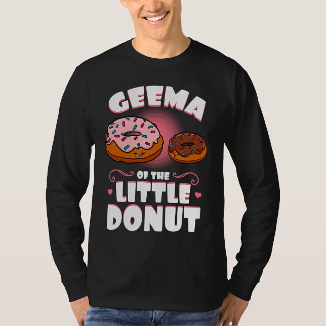 Camiseta Geema Of The Little Donut Gender Reveal Baby Showe (Anverso)
