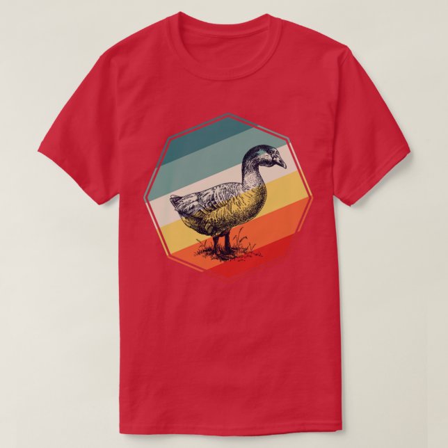 Camiseta Geese Bird Vintage Goose (Diseño del anverso)