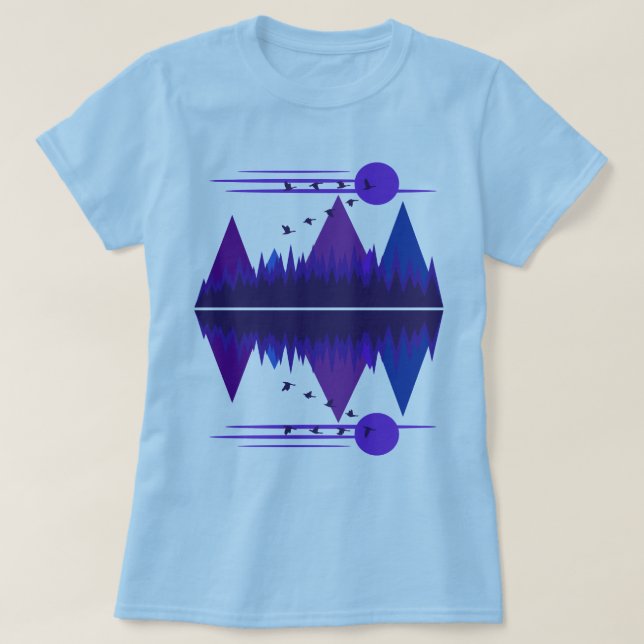 Camiseta Geese En Vuelo (Diseño del anverso)