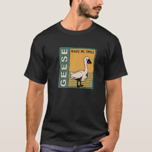 Camiseta Geese Me Hizo Sonreír A Pájaro Naturaleza Goose