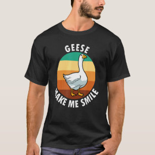 Camiseta Geese sonríe Irónicamente diciendo Ave salvaje con