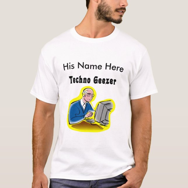 Camiseta Geezer de Techno (Anverso)