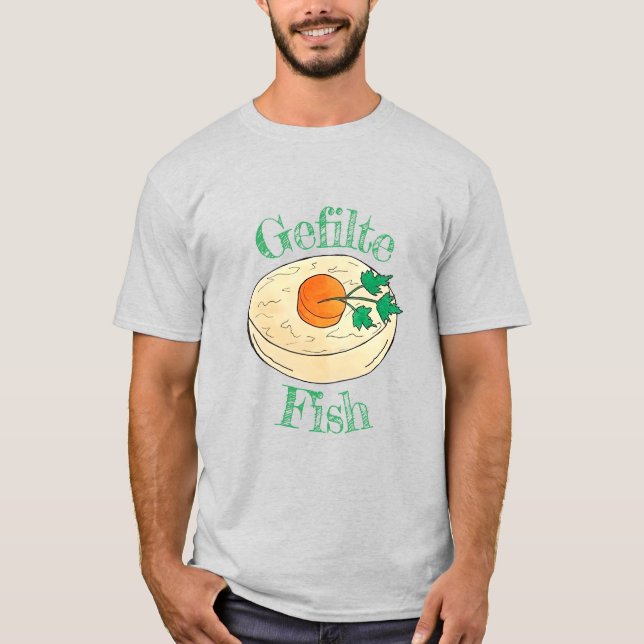 Camiseta Gefilte Fish Jewish Holidays Shabbat Passover Food (Anverso)